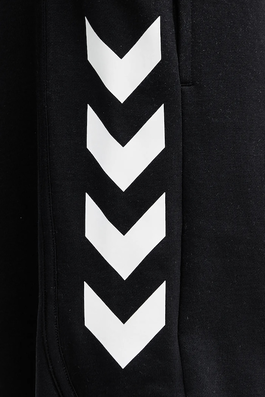 Hummel pantaloncini in cotone nero 227562