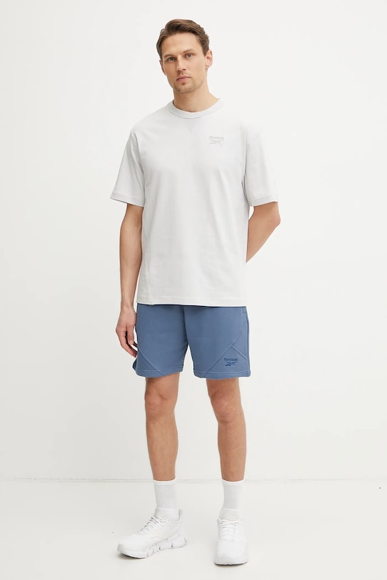 Reebok Classic szorty bawełniane 100214086 niebieski SS25