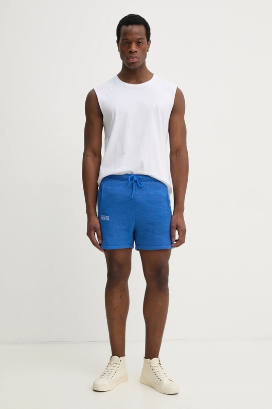 Σορτς American Vintage MDOV09AE25 μπλε SS25