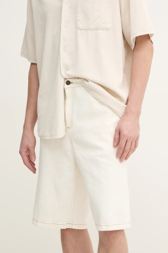 Бавовняні шорти American Vintage бавовна бежевий MJOZ09AE25