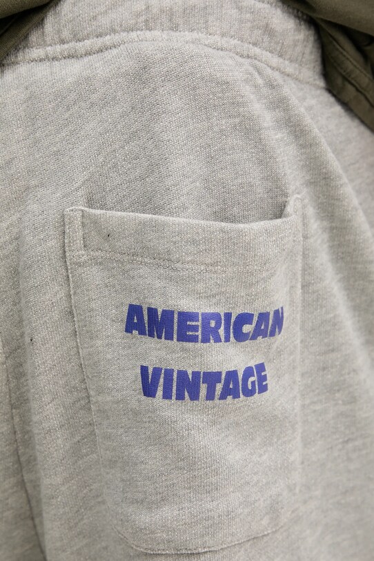 Къс панталон American Vintage сив MZOF09AE25