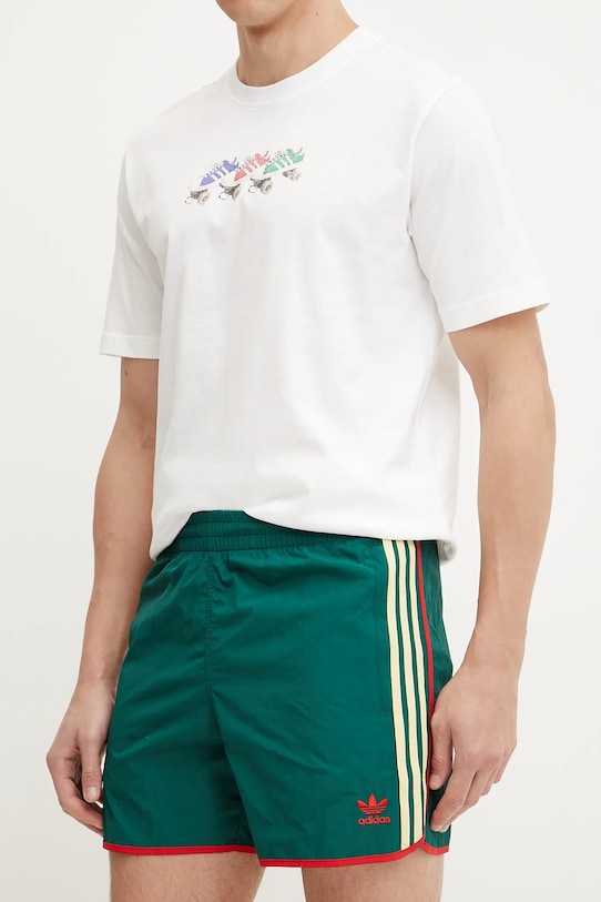 Шорты adidas Originals Sprinter shorts мелкий узор зелёный JP1019