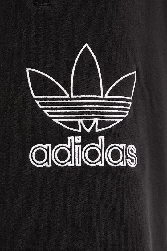 Хлопковые шорты adidas Originals Trefoil чёрный JP2684