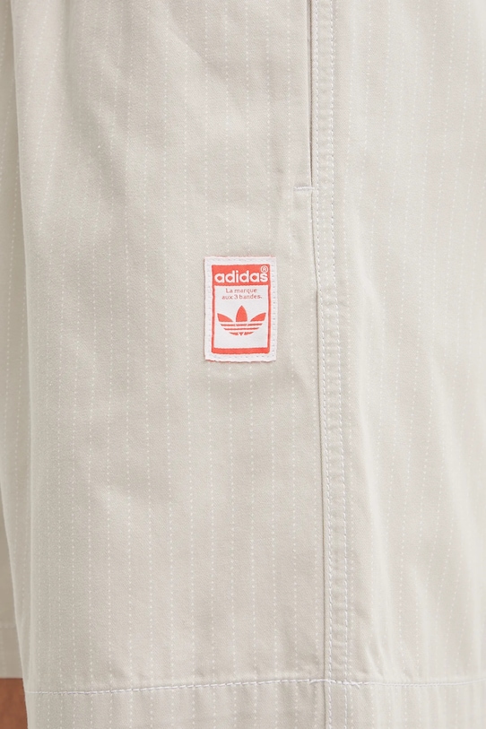 adidas Originals pantaloni scurti din bumbac Wabash bej JD0674