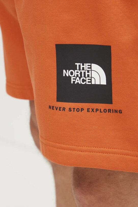 The North Face pantaloni scurti Nuptse Regular portocaliu NF0A8C1J6D21