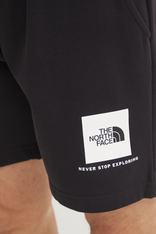 The North Face pantaloni scurti Nuptse Regular negru NF0A8C1JKY41