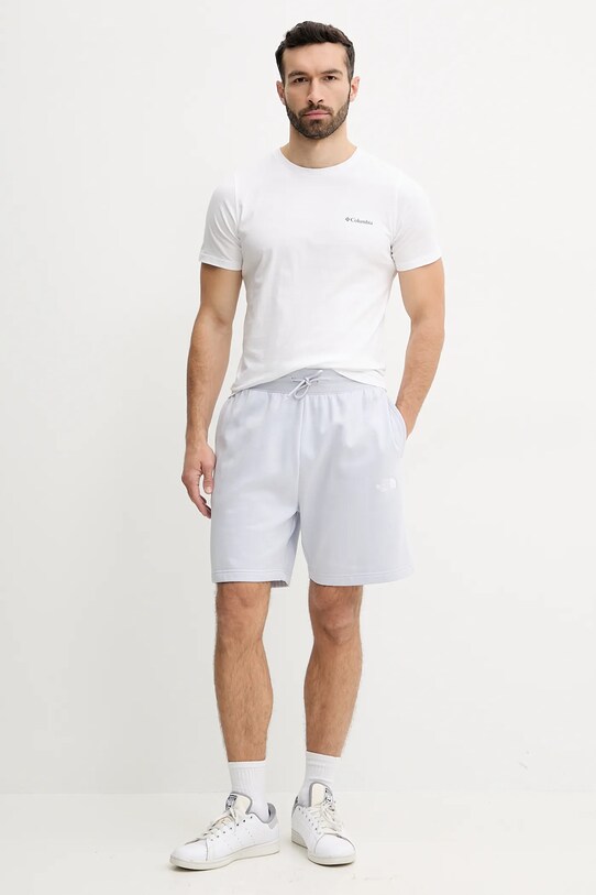 The North Face pantaloni scurti Essential Relaxed NF0A8C2G0TI1 albastru SS25