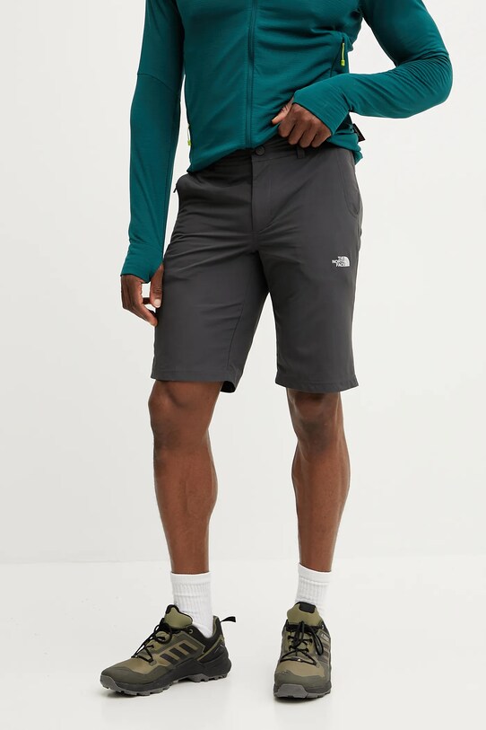 The North Face kültéri rövidnadrág Tanken sima szürke NF0A2S854EN1
