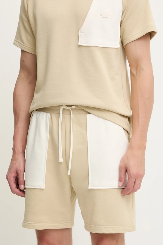 Kraťasy The North Face Terry Regular pletenina béžová NF0A8C293X41