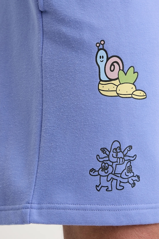 Βαμβακερό σορτσάκι The North Face Mountain Cleanup μωβ NF0A8C2X0YI1