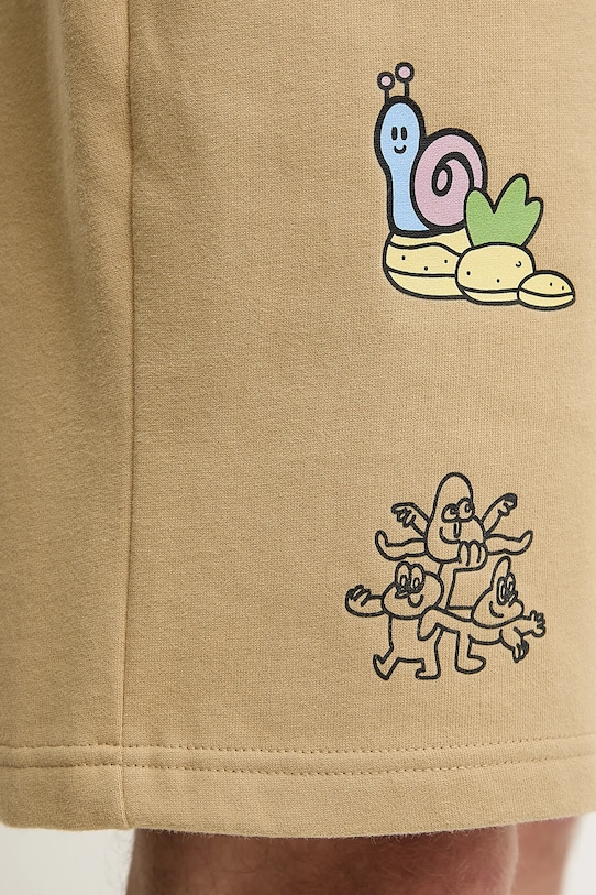 The North Face szorty bawełniane Mountain Cleanup beżowy NF0A8C2XLK51