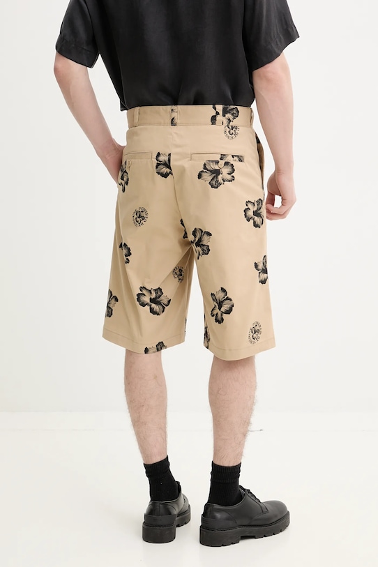 Ρούχα Βαμβακερό σορτσάκι Hugo Blue 50542159 μπεζ