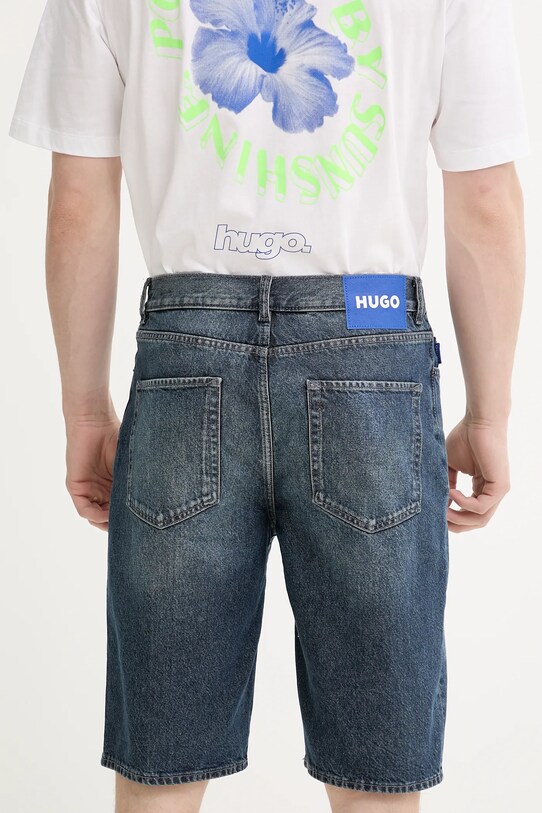 Ruházat Hugo Blue farmer rövidnadrág 50534641 sötétkék