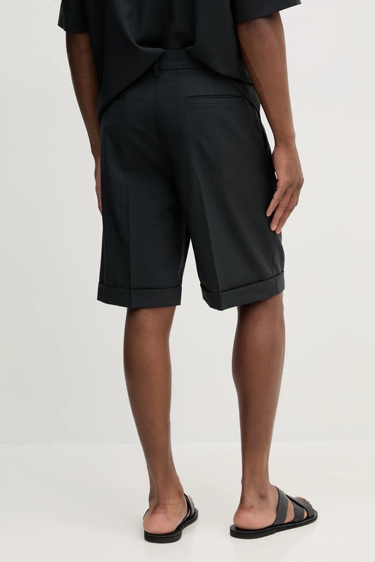 Îmbrăcăminte BARENA VENEZIA pantaloni scurți din lână Camicia Mola PAU5095.478 negru