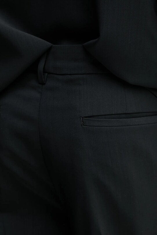BARENA VENEZIA pantaloni scurți din lână Camicia Mola negru PAU5095.478