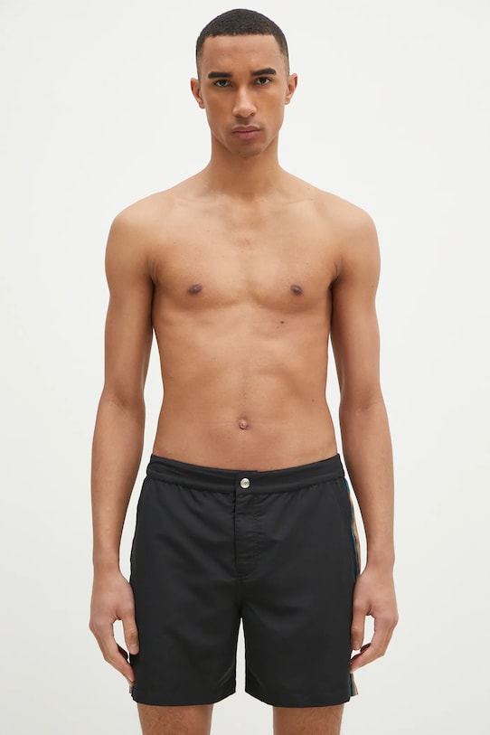 Paul Smith pantaloni scurți de baie Planet friendly negru M1A.202A.MU882