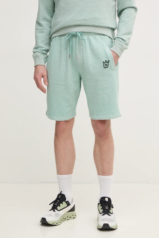 Памучен къс панталон ZADIG&VOLTAIRE памук тюркоазен JMBS00005.24W.305