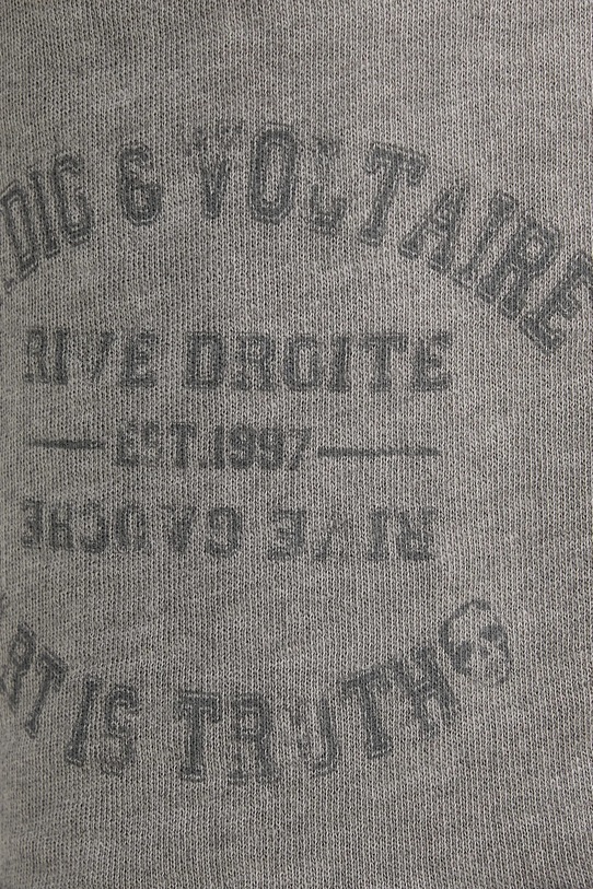 ZADIG&VOLTAIRE pantaloni scurți din bumbac gri JMBS01013.29