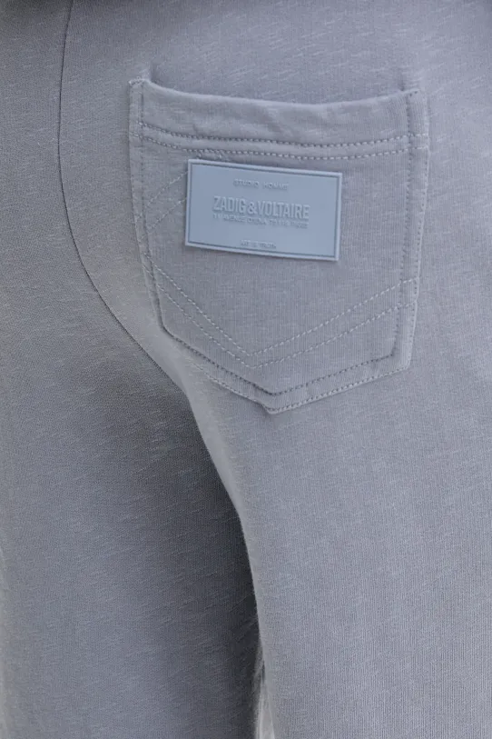 ZADIG&VOLTAIRE szorty bawełniane szary JMBS01030.421