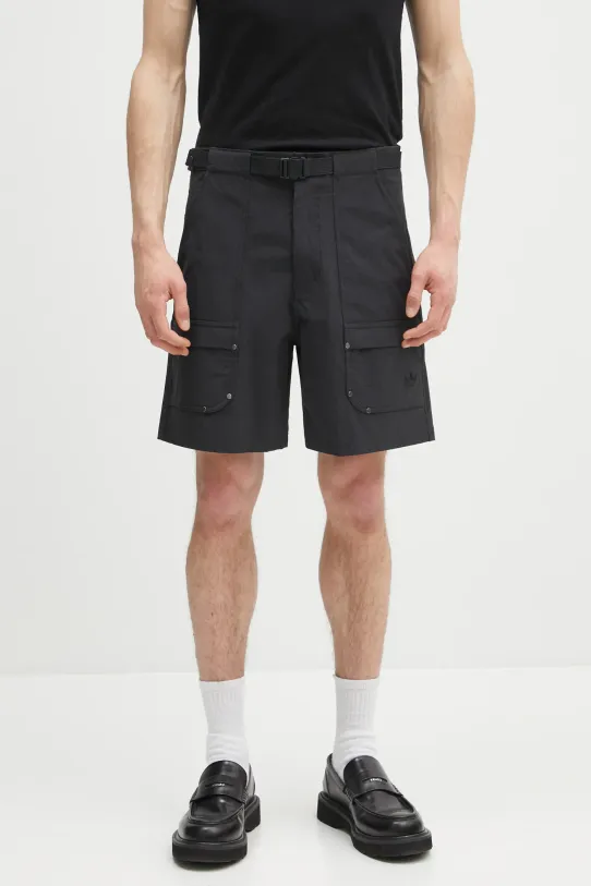 Σορτς adidas Originals P ESS C Shorts απλό μαύρο JD2107