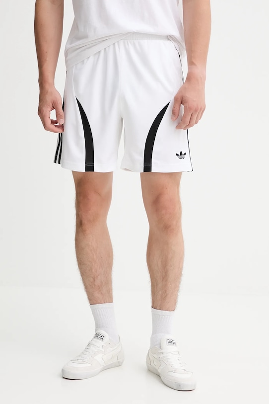 adidas Originals szorty Teamgeist Shorts drobny wzór biały JP1122