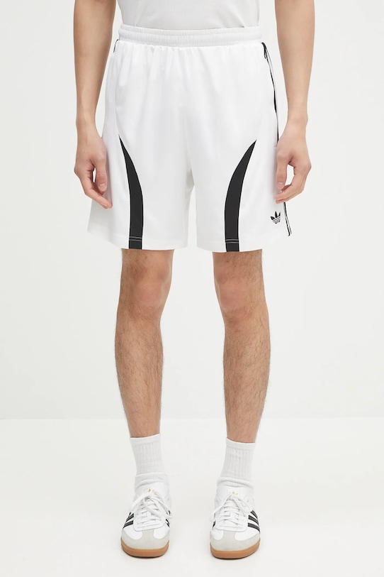 adidas Originals pantaloni scurți Teamgeist Shorts tricotaj alb JP1122