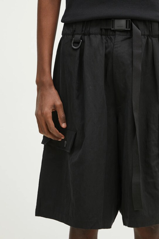 Y-3 shorts Washed Twill Shorts black JD3521