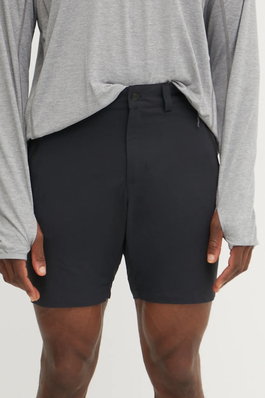 Къс панталон за спортове на открито Fjallraven High Coast еластичен черен F12200207