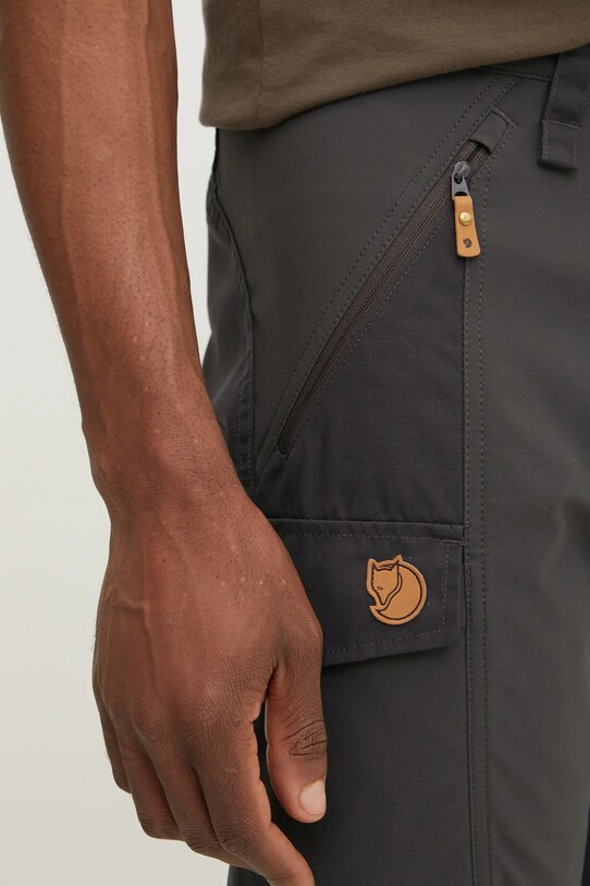 Fjallraven pantaloni scurți outdoor Abisko gri F82833