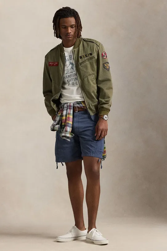 Bavlnené šortky Polo Ralph Lauren Cargo bavlna modrá 710963362