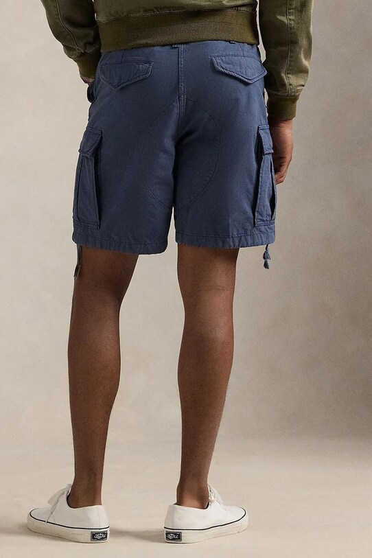 Дрехи Памучен къс панталон Polo Ralph Lauren Cargo 710963362 син