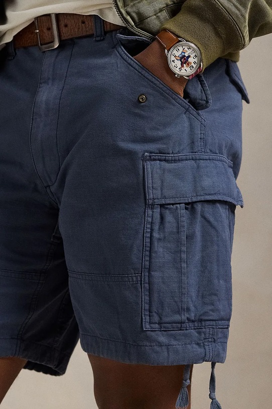 Бавовняні шорти Polo Ralph Lauren Cargo темно-синій 710963362