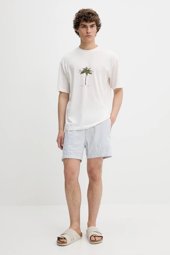 HUGO szorty 50534630 niebieski SS25