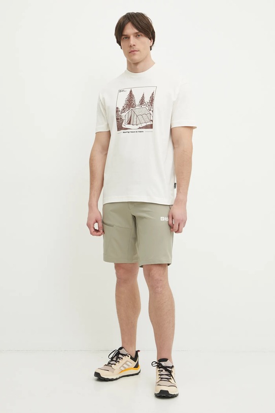 Turistické šortky Jack Wolfskin Pico Trail A63908 zelená SS25