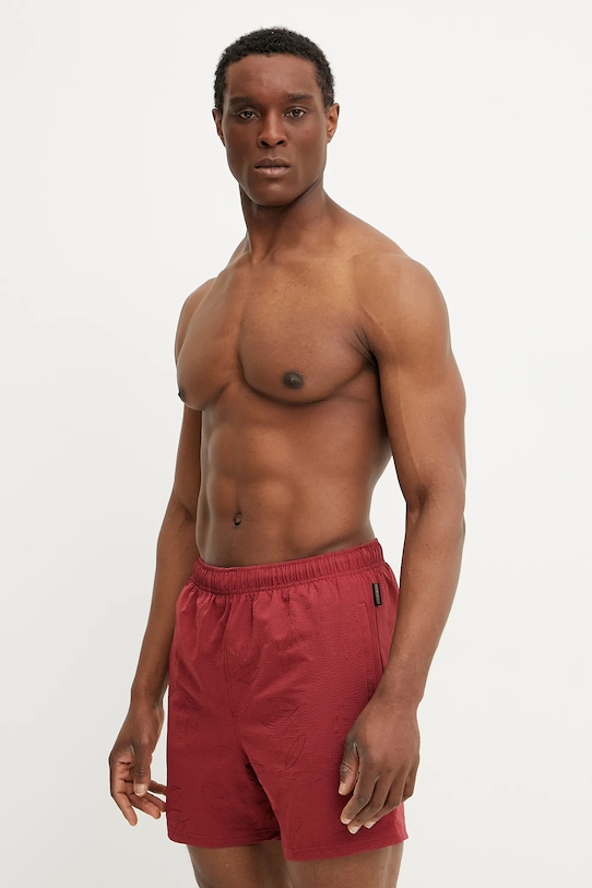 Napapijri pantaloni scurti de baie V-Brolio NP0A4IBMFCR1 rosu SS25