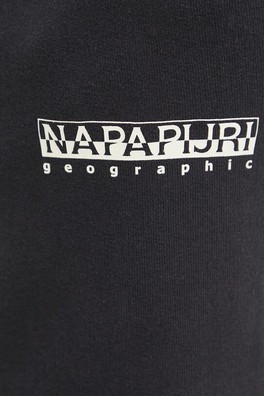 Napapijri szorty bawełniane N-Gori czarny NP0A4IBQ0411