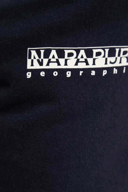 Napapijri szorty bawełniane N-Gori granatowy NP0A4IBQ1761