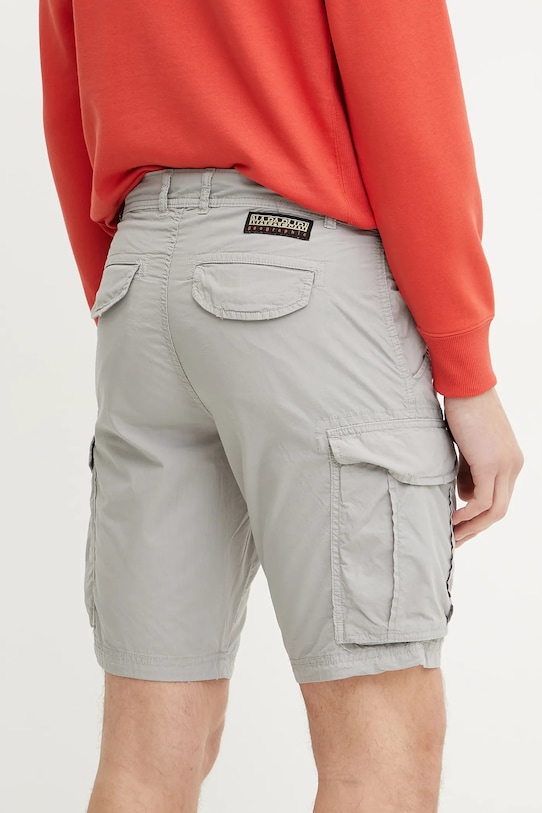 Odzież Napapijri szorty bawełniane Noto 2.0 NP0A4HOQH621 szary