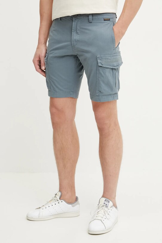 Napapijri pantaloni scurți din bumbac N-Deline bumbac albastru NP0A4HOTG1Y1