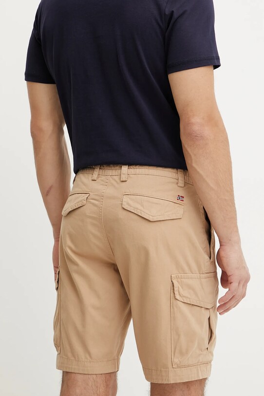 Abbigliamento Napapijri pantaloncini in cotone N-Deline NP0A4HOTN1Q1 beige