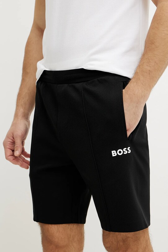 Kraťasy BOSS Green pletenina černá 50537819