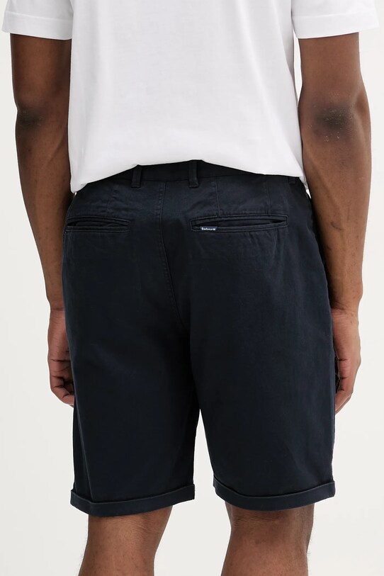 Îmbrăcăminte Barbour pantaloni scurți Washed Twill Chino Short MST0053 bleumarin