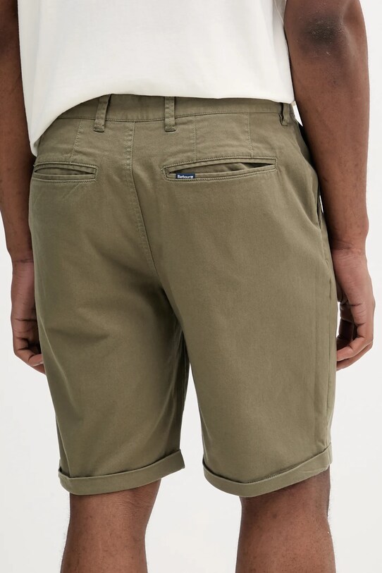 Oblečenie Šortky Barbour Washed Twill Chino Short MST0053 zelená