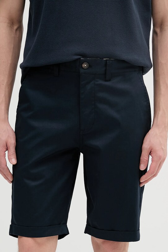 Barbour szorty Smart Chino Short tkanina granatowy MST0054
