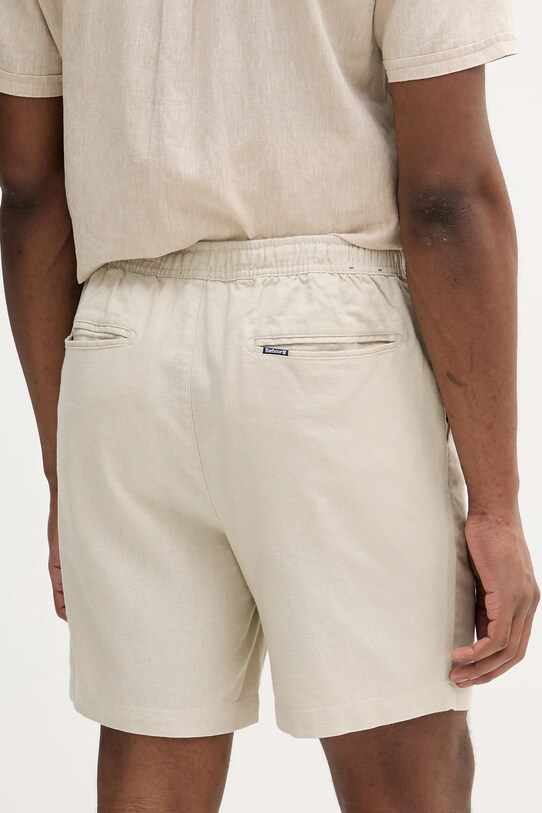 Îmbrăcăminte Barbour pantaloni scurți din in Cotton Linen Relaxed Short MST0056 bej