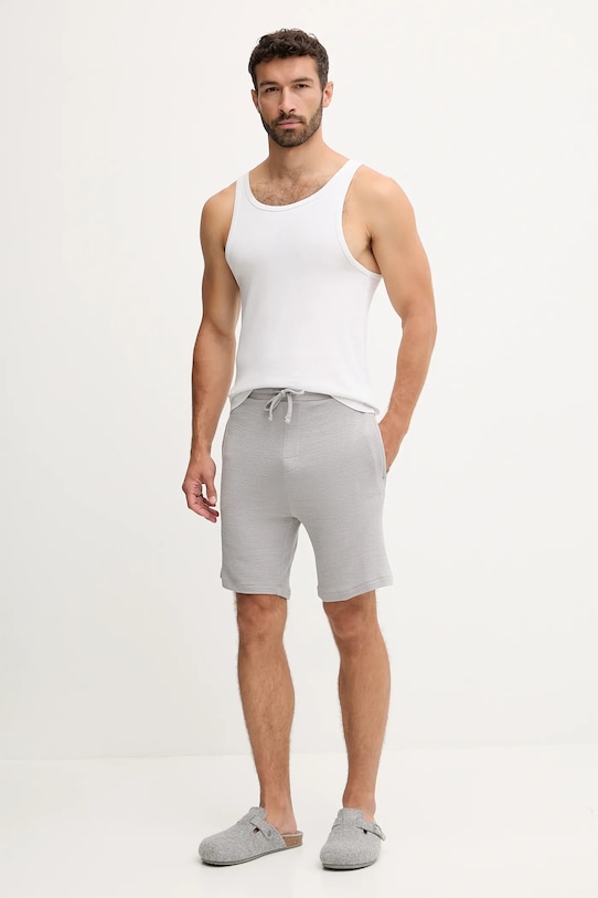 BOSS pantaloni scurți de lounge 50509326 gri SS25