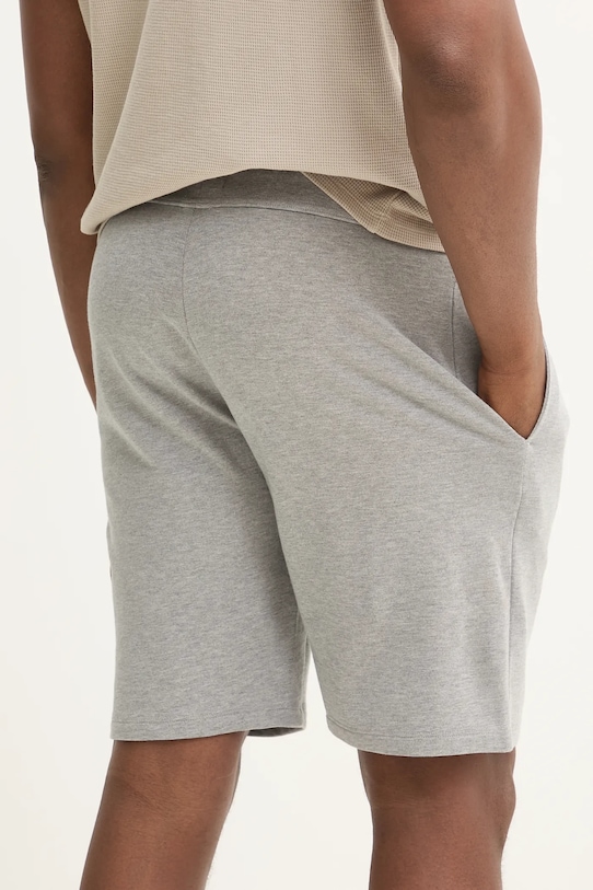 Îmbrăcăminte BOSS pantaloni scurți din bumbac 50540630 gri