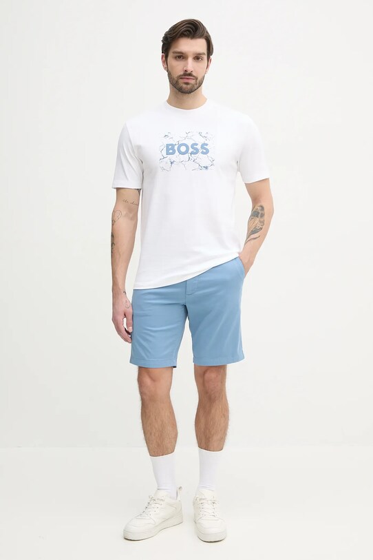 Шорти BOSS Orange 50536723 блакитний SS25