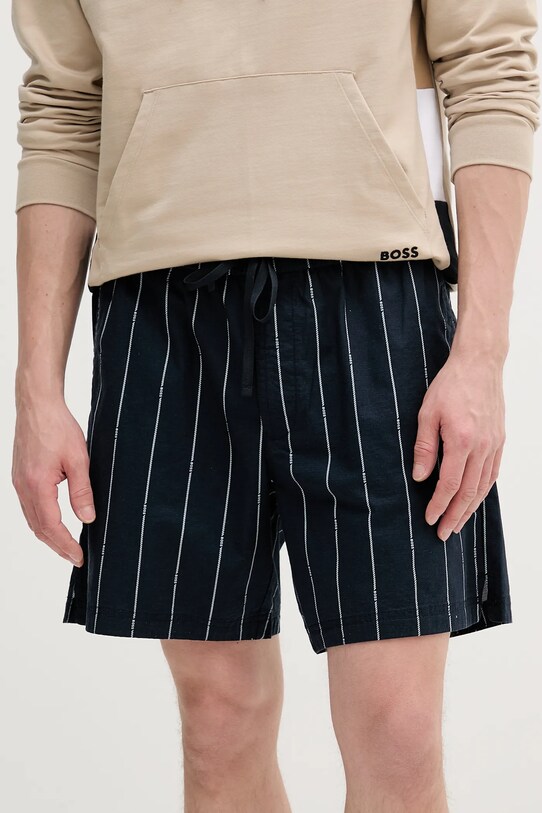 Kraťasy BOSS Orange látka námořnická modř 50537292