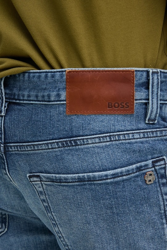 BOSS Orange pantaloni scurți jeans albastru 50537787